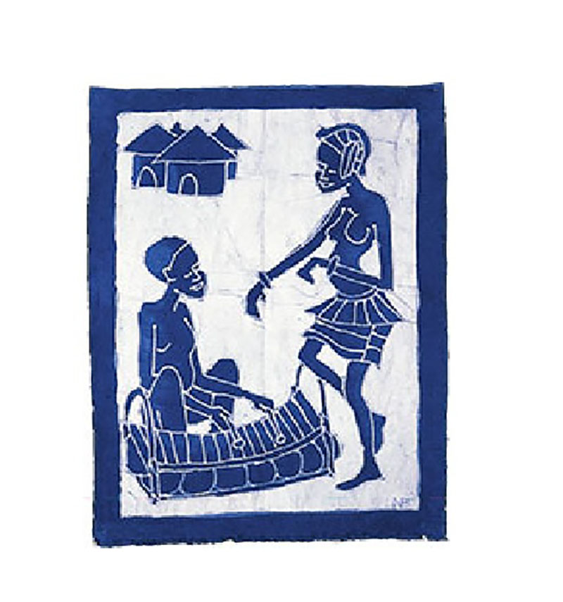 Batik Joueur de balafon